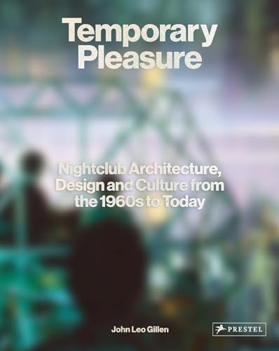 Book cover titled Temporary Pleasure with blurred background imagery of a nightclub structure.
