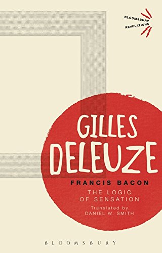 Book cover: red circle with white text "Gilles Deleuze, Francis Bacon".