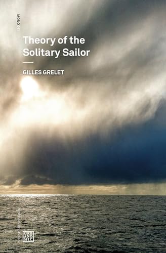 Book cover: stormy seascape with title "Theory of the Solitary Sailor".