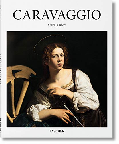 Book cover featuring Caravaggio’s painting of Saint Catherine of Alexandria on a white background.