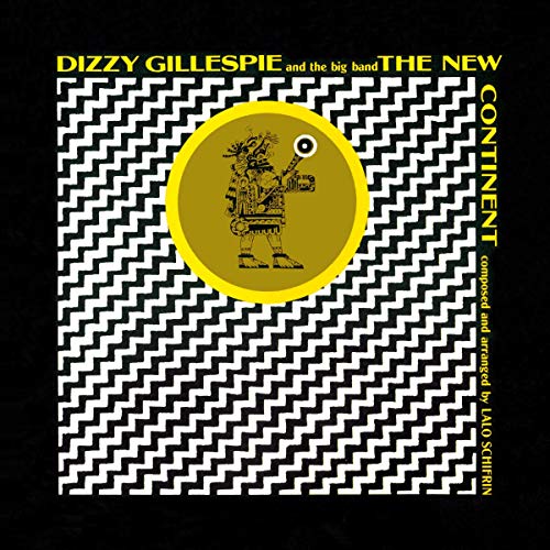 CD cover for Dizzy Gillespie’s “The New Continent” with abstract art.