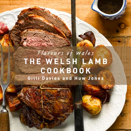 Cookbook cover featuring sliced roast lamb with roasted potatoes and gravy.