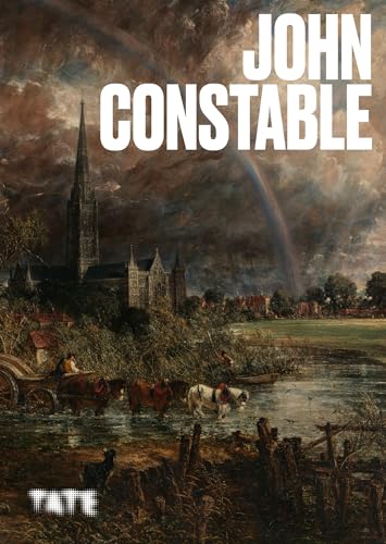 Book cover featuring John Constable's Salisbury Cathedral painting with a rainbow over the landscape.