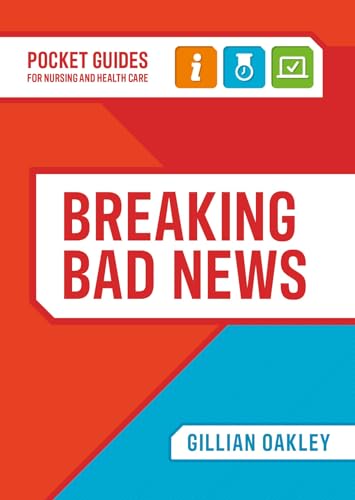 Book cover: “Breaking Bad News” by Gillian Oakley, red and blue design.
