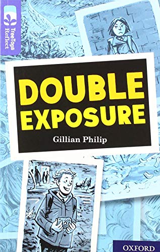 Book cover with large text “DOUBLE EXPOSURE” and illustrated scenes.