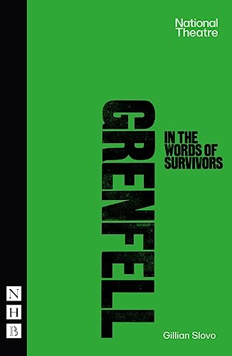Green book cover with bold, black text: "Grenfell: in the words of survivors".
