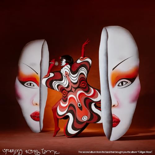 Album cover for Gilligan Moss’ “Speaking Across Time” featuring painted figures.