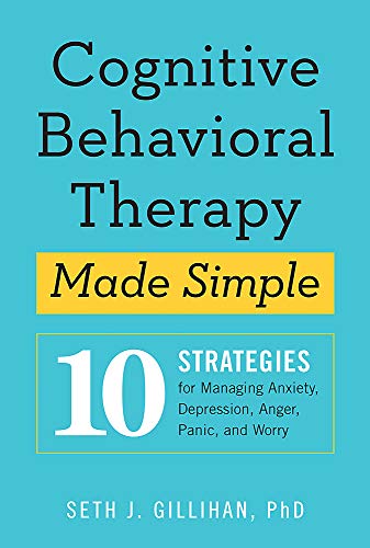 Book cover with blue background, yellow text box, and white text by Seth Gillihan.