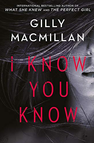 Book cover with red text, partial face, and dark, blurred background.