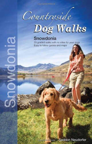 Book cover: woman and dog in Snowdonia, Wales, with mountain backdrop.