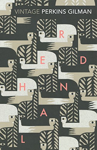 Book cover with stylized sheep pattern and the word "HERLAND" in pink letters.