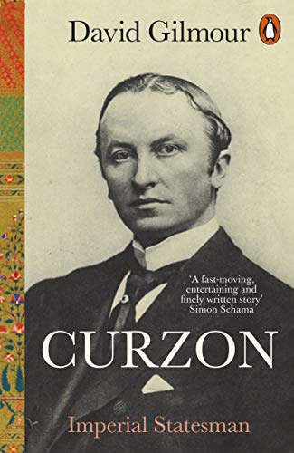 Book cover featuring a portrait of Lord Curzon, titled "Curzon: Imperial Statesman".