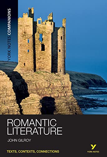 Book cover: crumbling castle ruins against a blue sky, title "Romantic Literature".