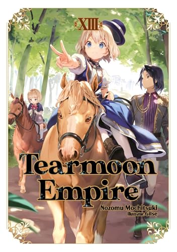 Light novel cover: girl on horse, with two figures and ornate design.