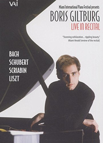 DVD cover featuring pianist Boris Giltburg at a grand piano.
