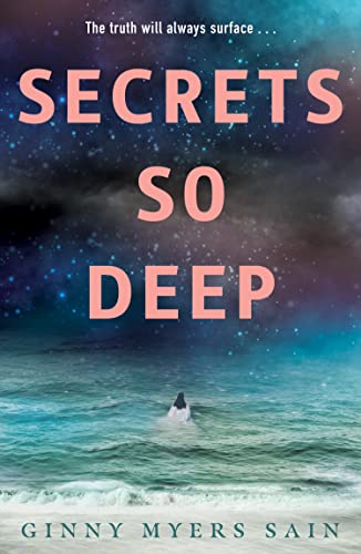 Book cover: "Secrets So Deep" with ocean waves and a lone figure.