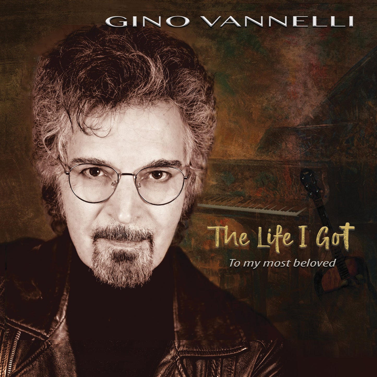 Gino Vannelli album cover featuring a portrait of the artist.
