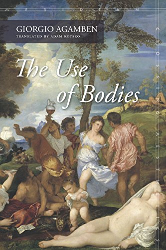 Book cover: "The Use of Bodies" with a Renaissance painting background.