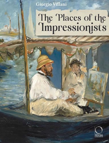 Book cover depicting Impressionist painters at work by the water.