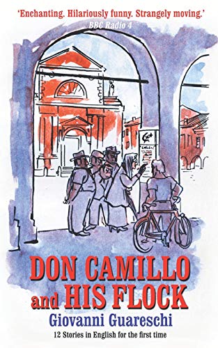 Book cover: watercolor illustration of people gathered near a church.
