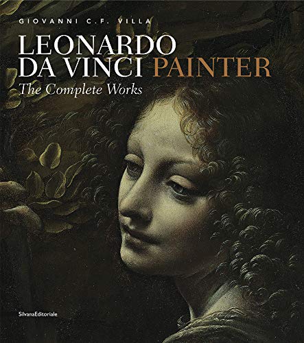 Book cover featuring a close-up painting of a woman's face by Leonardo da Vinci.