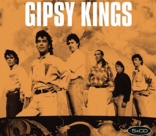 Gipsy Kings album cover featuring a group of men in light clothing.