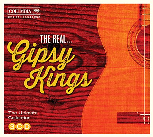 Gipsy Kings album cover with text and a partial guitar image.