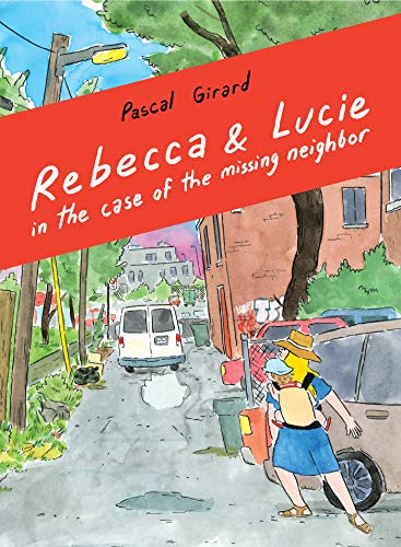 Book cover depicting two girls and a street scene, illustrated style.