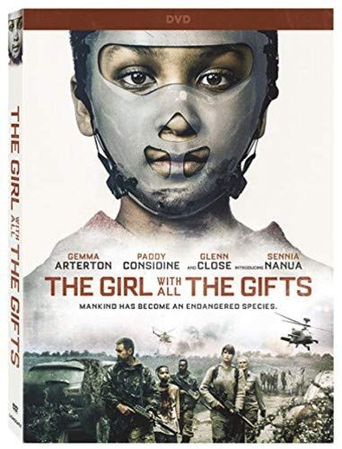 DVD cover for "The Girl With All The Gifts" featuring a young girl.