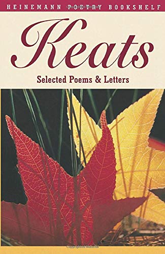 Book cover: “Keats Selected Poems & Letters” with autumn leaves.