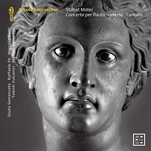 "CD cover featuring a close-up of a classical bronze statue of a young person."