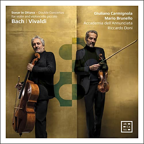 CD cover featuring portraits of two musicians with instruments.