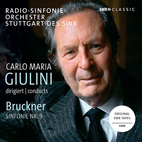 CD cover featuring a portrait of conductor Carlo Maria Giulini.