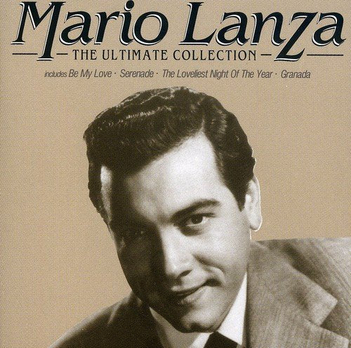 CD cover featuring a black and white portrait of Mario Lanza.