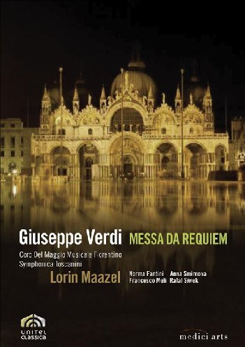 DVD cover for Verdi’s “Messa Da Requiem” featuring St. Mark’s Basilica.