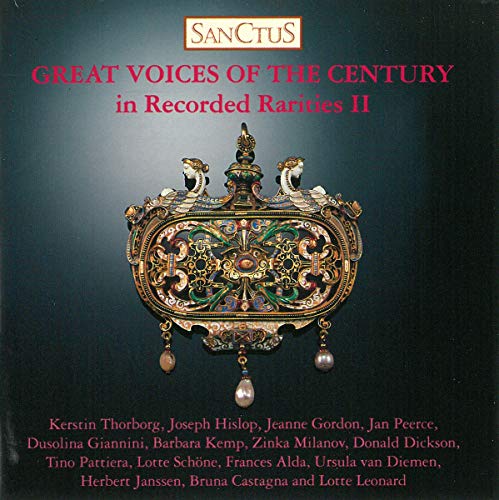 CD cover for Giuseppe Verdi rarities featuring ornate gold jewelry on black.