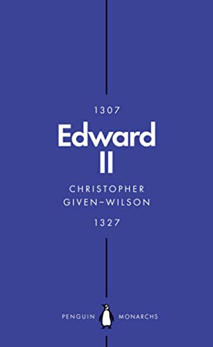 Blue book cover titled Edward II by Christopher Given-Wilson with a small penguin logo.