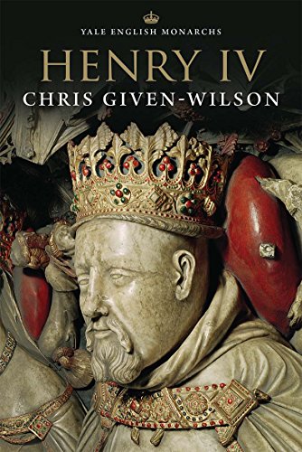 Book cover featuring a stone effigy of King Henry IV wearing a crown.