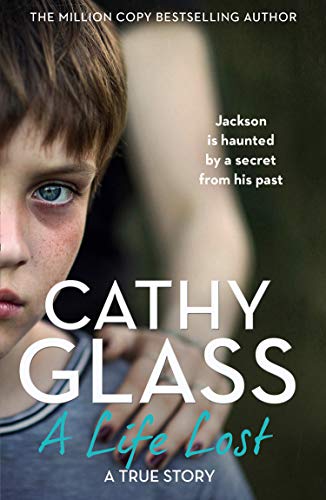 Book cover: close-up of a young boy with intense blue eyes.