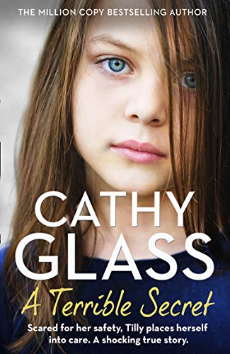 Book cover with a young girl's face and author's name "Cathy Glass" in large text.