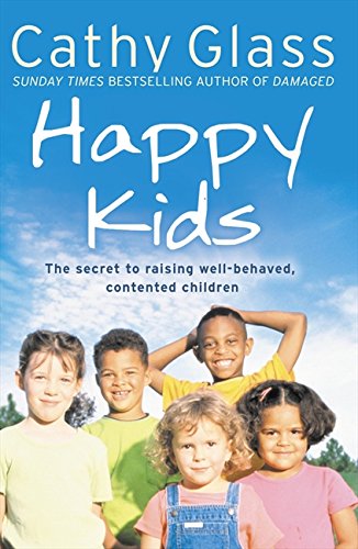 Book cover with smiling children and title “Happy Kids” in white lettering.