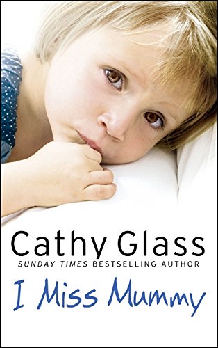 Book cover featuring a young girl with sad, brown eyes and the title “I Miss Mummy”.