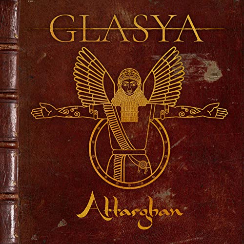 CD cover for Glasya’s “Attarghan” featuring a winged deity illustration.