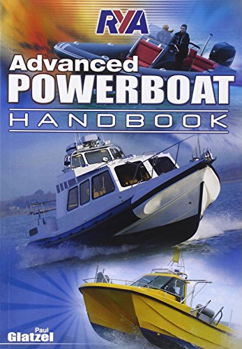 Image of a sailing handbook with a powerboat on the cover, likely with nautical background.