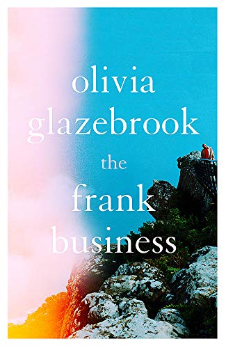 Book cover: colorful abstract background with a figure on a rocky peak.