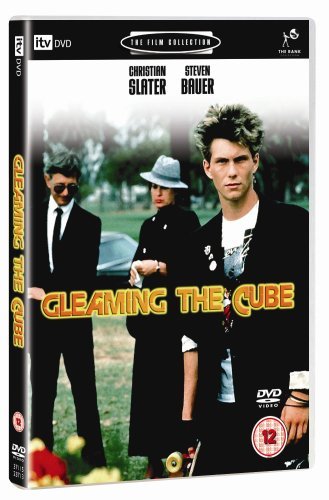 DVD cover for Gleaming The Cube featuring Christian Slater and Steven Bauer in park.