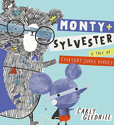 Book cover featuring illustrated raccoon and mouse characters in superhero gear.
