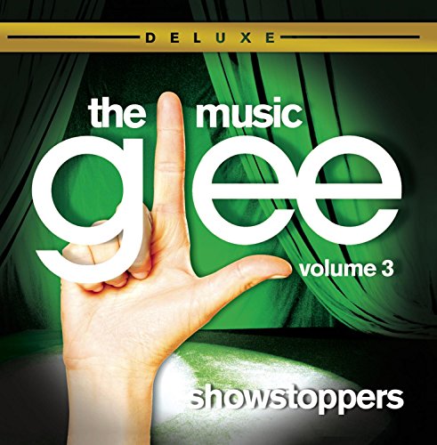 Glee" music volume 3 CD cover with a hand making a jazz hand gesture.