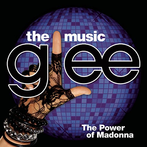 “Glee: The Power of Madonna” album cover with hand and disco ball.