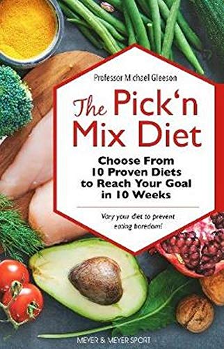 Book cover with healthy food imagery and title "The Pick ‘n Mix Diet".